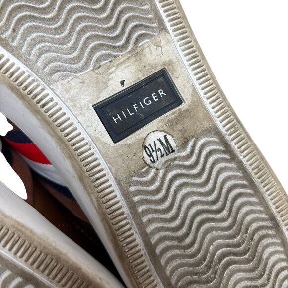 Tommy‎ Hilfiger Lendal Sneakers Men's Athletic Brown Leather USA Size 9.5 - Picture 8 of 10